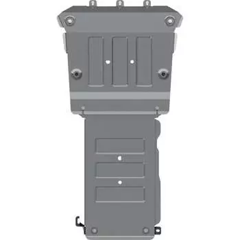 Защита картера и КПП для JAGUAR Jaguar XF 2016- 3.0 АТ 2 wd/4wd, универсальная штамповка, AL 4 мм, с крепежом sheriff