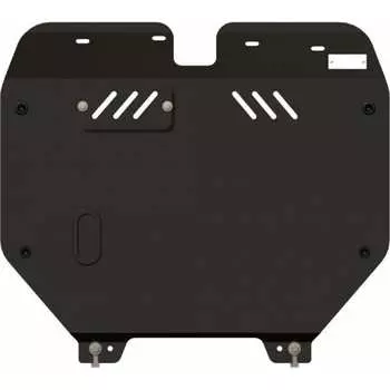 Защита картера и КПП для KIA Carens 2006-2012 1.6 / 2.0, гнутая, сталь 2.0 мм, с крепежом sheriff