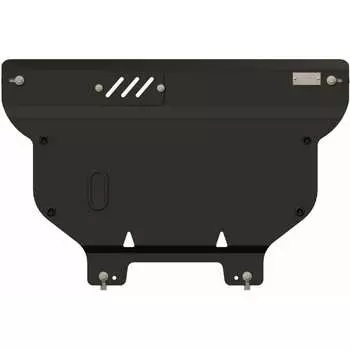 Защита картера и КПП для KIA Magentis 2005-2010 2.0 / 2.4 / 2.7 / 2.0CRDi, гнутая, сталь 2.0 мм, с крепежом sheriff