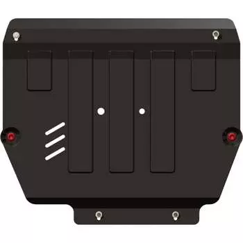 Защита картера и КПП для KIA Sorento 2011-2012 2.2CRDi / 2.4 / 3.5, универсальная штамповка, сталь 2.0 мм, с крепежом sheriff