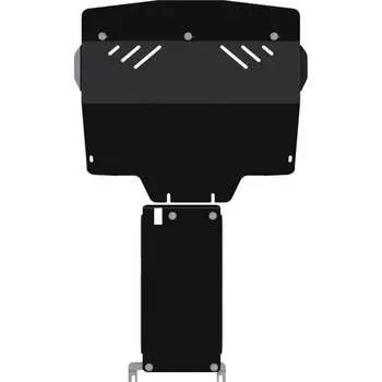 Защита картера и КПП для LEXUS GS300 Европа 1997-2004 3.0 (220hp), гнутая, сталь 2.0 мм, с крепежом sheriff