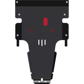 Защита картера и КПП для Mercedes-Benz Viano 2003-2007 3.0/ 3.5/ 3.2D, гнутая, сталь 2.0 мм, с крепежом sheriff