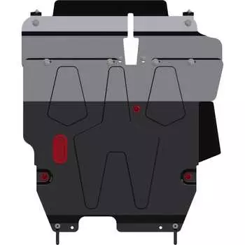 Защита картера и КПП для MITSUBISHI Airtrek 2001-2008 2.0/ 2.4/ MITSUBISHI Outlander 2003-2006 2.0/ 2.4, гнутая, сталь 2. sheriff