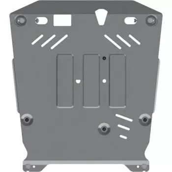 Защита картера и КПП для MITSUBISHI ASX 2010-2016 1.6 / 1.8 / 2.0 AT/ MITSUBISHI ASX 2017-1.6/ 2.0 MT/CVT 2wd/4wd, универ sheriff