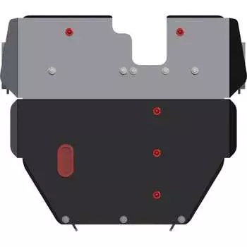 Защита картера и КПП для MITSUBISHI Colt 1996-2002 1.3/ 1.5/1.6/ MITSUBISHI Lancer VII 1995-2000 1.3/ 1.5/ 1.6/ 1.8/ 2.0/ sheriff