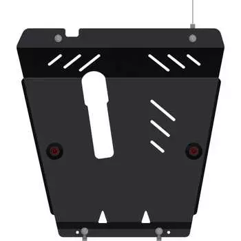 Защита картера и КПП для NISSAN Note 2005-2013 1.4 AT / 1.4 MT, гнутая, сталь 2.0 мм, с крепежом sheriff