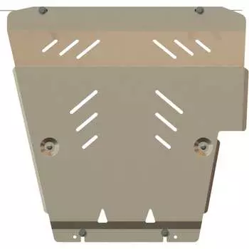 Защита картера и КПП для NISSAN Tiida 2004-2014 1.5/ 1.6/ 1.8, гнутая, AL 5 мм, с крепежом sheriff