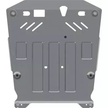 Защита картера и КПП для PEUGEOT 4008 2012-2017 2.0 АТ 4wd, универсальнай штамповка, AL 4 мм, с крепежом sheriff