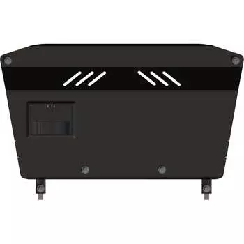 Защита картера и КПП для TOYOTA Camry 2001-2005 2.4/ 3.0/ TOYOTA Windom 2001-2006 2.4/ 3.0, гнутая, сталь 2.0 мм, с крепе sheriff