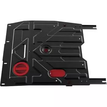 Защита картера и КПП Fiat Sedici 2005-2012/Suzuki SX4 2007-2013 АвтоБроня 111.05505.3