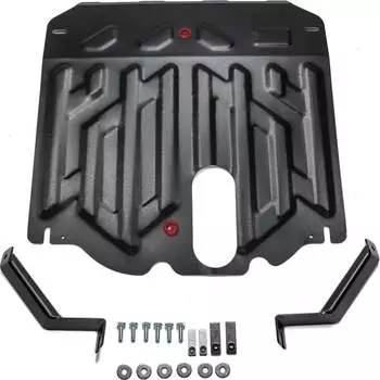 Защита картера и КПП Hyundai Grand Santa Fe 2014-2016 2016-/Santa Fe 2012-2016 2016- АвтоБроня 111.02341.1