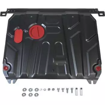 Защита картера и КПП Hyundai Solaris 2011-2016/Kia Rio 2011-2017 АвтоБроня 111.02343.1