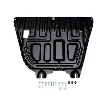 Защита картера и КПП Hyundai Solaris 2017-, V - 1.4; 1.6/Kia Rio 2017-, V - 1.4; 1.6/Kia Rio X-Line 2017-, V - 1.4 Rival AutoMax AM.2370.2