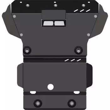 Защита картера и радиатора для TOYOTA 4RUNNER 2019-4.0 AT Fu/ WD/, гнутая, сталь 3 мм, с крепежом sheriff