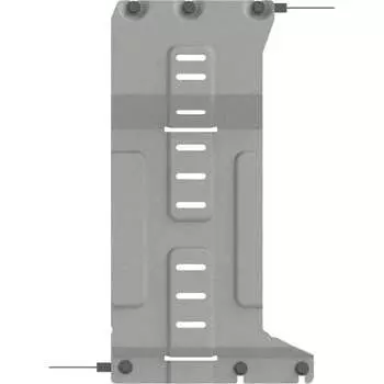 Защита кпп алюминий 6 мм для FORD Ranger-2015 / 2016 / 2017 / 2018 / 2019 / 2020 / 2021 / 2022 sheriff