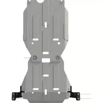 Защита кпп для ISUZU D-MAX 2017-2020 1.9TD, универсальнай штамповка, AL 6 мм, с крепежом sheriff