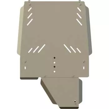 Защита КПП и РК алюминий 5 мм, для MITSUBISHI Pajero III-2000/2001/2002/2003/2004/2005/2006/для MITSUBISHI Pajero IV sheriff