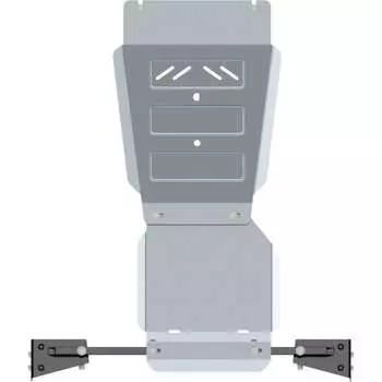 Защита кпп и РК для MITSUBISHI Pajero Sport III-для 3405, 2969 2016-2.4TD АТ/ 3.0 АТ Super Select, универсальна sheriff