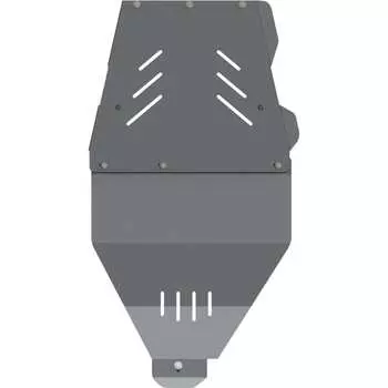 Защита КПП и РК для NISSAN Pathfinder-для 0759 европа 2005-2010 2.5, гнутая, алюминий 5 мм, с крепежом sheriff