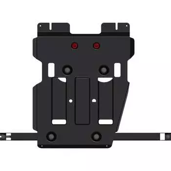 Защита кпп и РК для VOLKSWAGEN Amarok 2016-3.0TDI V6 AT 4WD, универсальная штамповка, сталь 2.5 мм, с крепежом sheriff