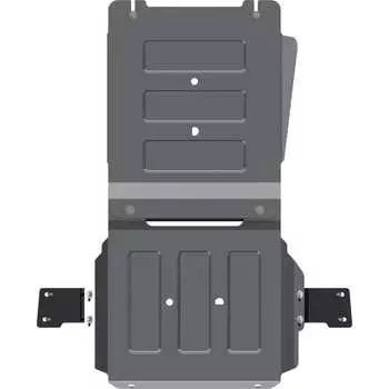 Защита кпп и РК (раздаточной коробки) алюминий 4 мм для MITSUBISHI L200 (2015-наст. время) / для MITSUBISHI Paj sheriff