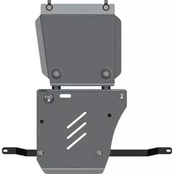 Защита кпп и РК (раздаточной коробки) алюминий 5 мм для JEEP Grand Cherokee-2010-наст. время / JEEP Grand Chero sheriff