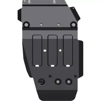 Защита кпп сталь 2.5 мм для JEEP Wrangler-2018 / 2019 / 2020 / 2021 / 2022 sheriff