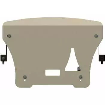 Защита радиатора для BMW X 1 11/2009-2014 2.0 TD AT, универсальная штамповка, AL 4 мм, с крепежом sheriff