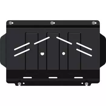 Защита радиатора для MITSUBISHI L200 (Triton) 2006-2015 2.4 / 2.5TD / 3.2TD/ MITSUBISHI Pajero Sport II передняя част sheriff