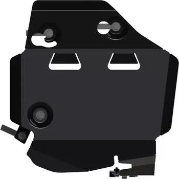 Защита редуктора для AUDI A 6 Police edition 2014-2018 3.0 TDI 4WD, гнутая, сталь 2.5 мм, с крепежом sheriff