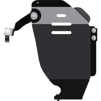 Защита редуктора для HYUNDAI Santa Fe 2018-2021 2.2 CRDi/ 2.4GDI MT, AT, гнутая, сталь 3 мм, с крепежом sheriff