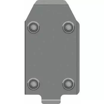 Защита редуктора для VOLVO XC 70 2013-2017 2.0 АТ 4WD, гнутая, AL 5 мм, с крепежом sheriff