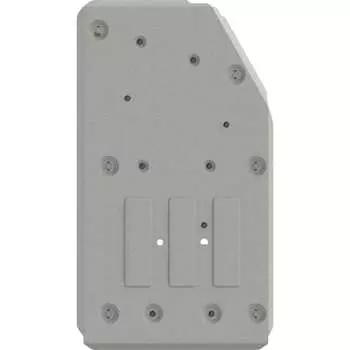 Защита топливного бака для VOLKSWAGEN Crafter 2017-2.0TDI MT AWD, универсальный штамповка, алюминий 4 мм, с крепежом sheriff