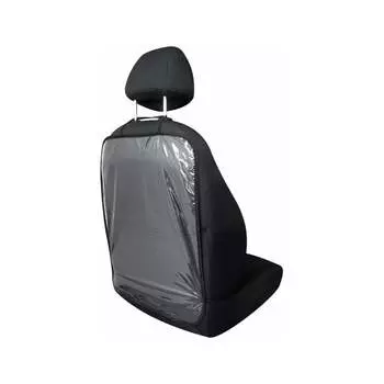 Защитная накидка на спинку для переднего кресла автомобиля DEFLY прозрачная NS-PVC