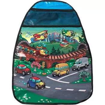 Защитная накидка на спинку переднего сидения Dollex Город NSK-105