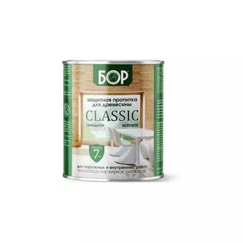 Защитная пропитка для дерева для наружных работ Бор Classic нтик 0,75 кг 4690417095728