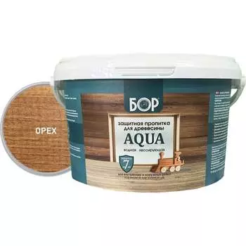 Защитная пропитка для древесины Бор AQUA 4690417080113