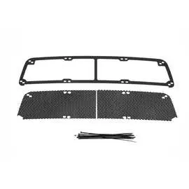 Защитная сетка переднего бампера (с обвесом без дхо) для Renault Duster 2010-2014 Русская Артель