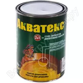 Защитно-декоративное покрытие для древесины Акватекс