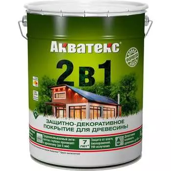Защитно-декоративное покрытие для дерева АКВАТЕКС 257240