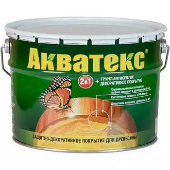 Защитно-декоративное покрытие для древесины Акватекс