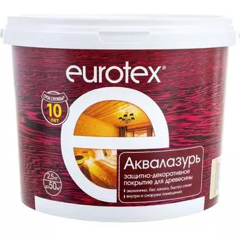 Защитно-декоративное покрытие для древесины Eurotex 19957