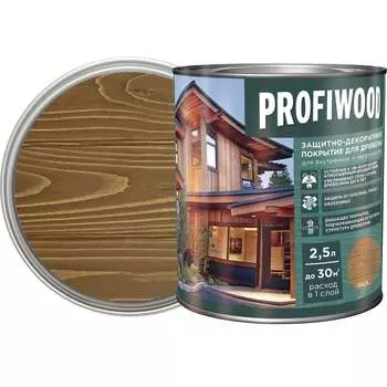 Защитно-декоративное покрытие для древесины Profiwood 72636