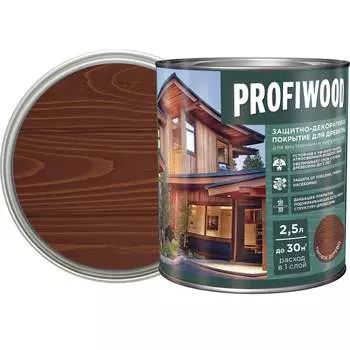 Защитно-декоративное покрытие для древесины Profiwood 72655