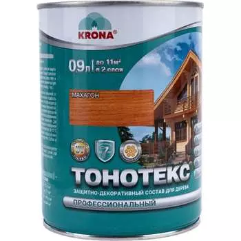 Защитно-декоративный состав для дерева KRONA