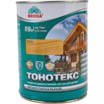 Защитно-декоративный состав для дерева KRONA