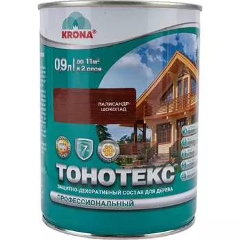 Защитно-декоративный состав для дерева KRONA