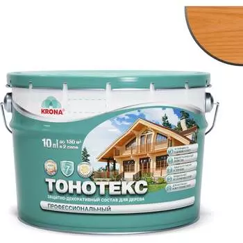 Защитно-декоративный состав для дерева KRONA Тонотекс 66332608