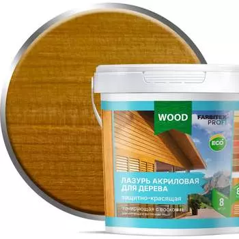 Защитно-красящая акриловая лазурь для дерева Farbitex 4300007735
