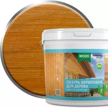 Защитно-красящая акриловая лазурь для дерева Farbitex 4300007757